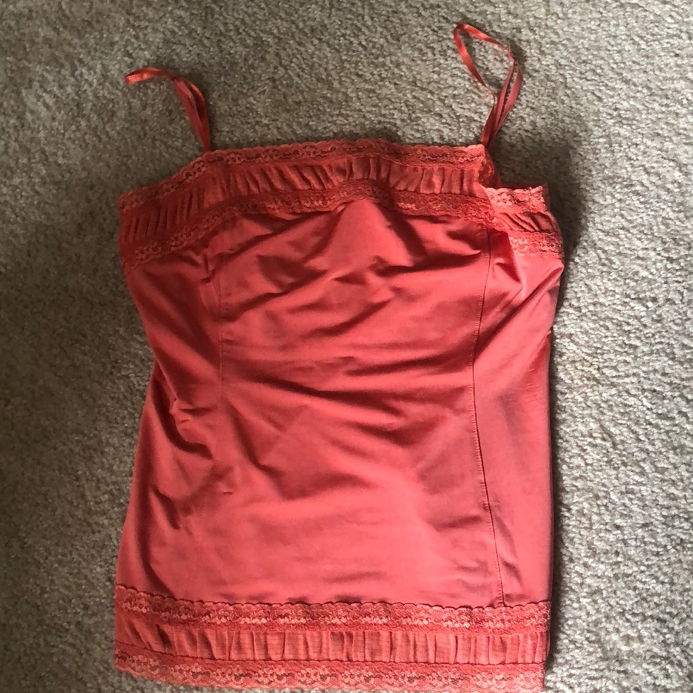 coral designed cami